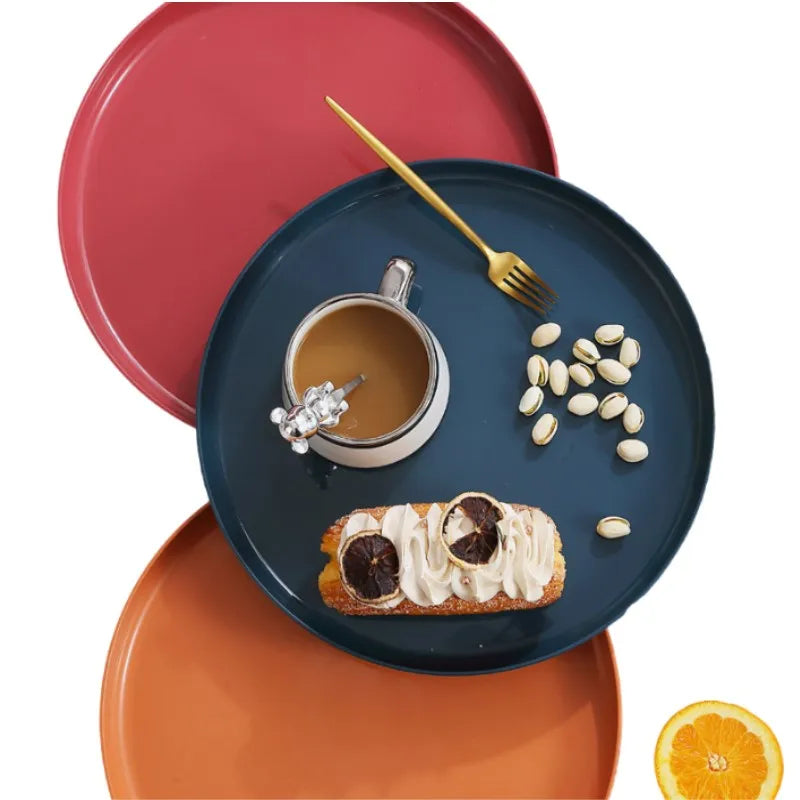 1/4/6PCS Wheat Straw Dinnerware Set Eco-friendly Safety Plates Cups Bowels Home Party Tableware Set Outdoor Camp Candy Colours